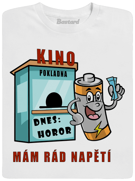 Mám rád napětí dětské tričko White
