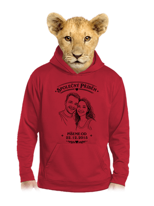 dětská mikina klokanka