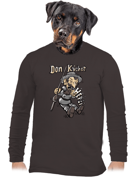 Don Kýchot pánské dlouhý rukáv Bear Brown