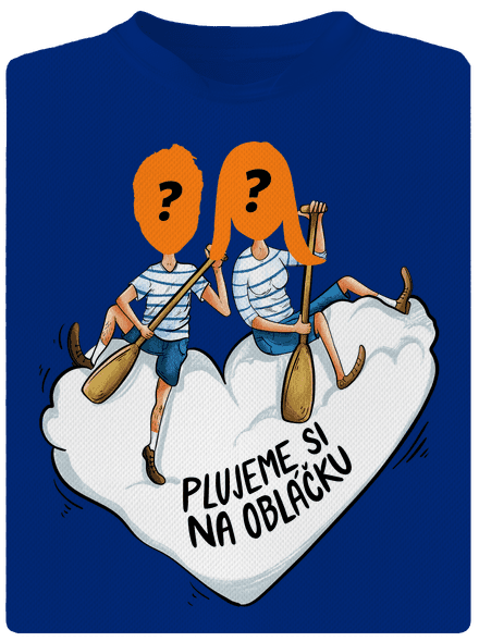 Na obláčku pánské sportovní tričko Royal Blue Mal
