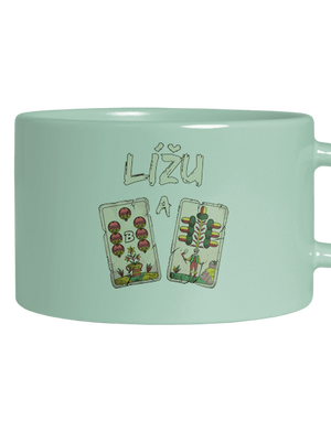 Kule a žaludy hrnek makronka Mint Macaron