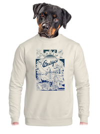 unisex mikina bez kapuce