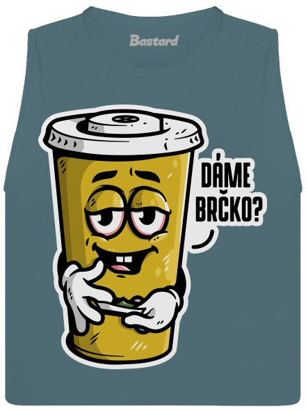 Dáme brčko? dámské tílko volné Heather Deep Teal