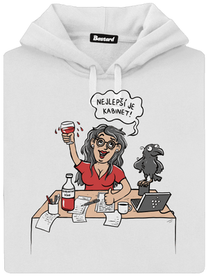 Kabinet dámská mikina klokanka White