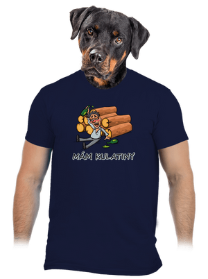 Mám kulatiny pánské tričko Navy