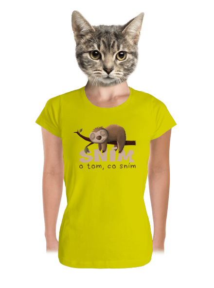 Sním o tom, co sním dámské tričko premium Lemon