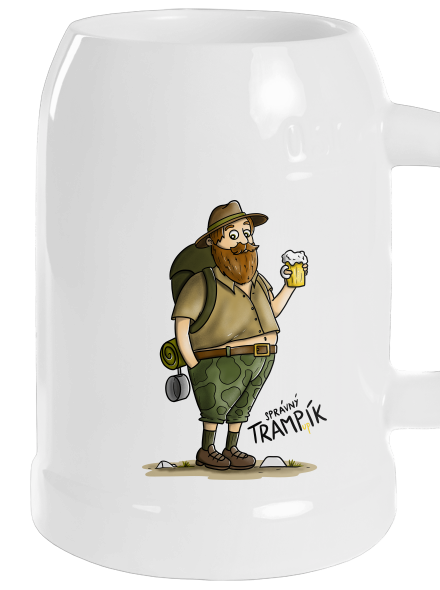 Trampík půllitr White