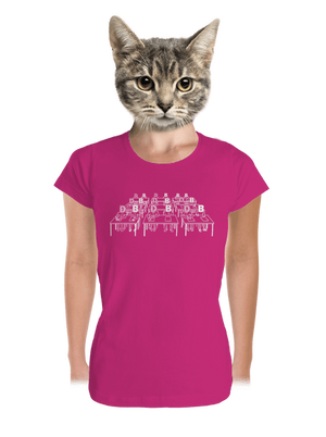 Cimrman: Debil, blbeček dámské tričko premium Magenta