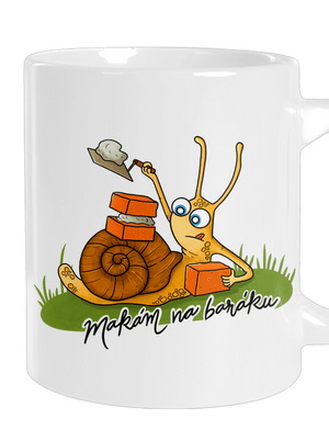 Makám na baráku velký hrnek White