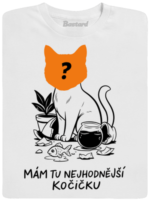 Mám nejhodnější kočičku dětské tričko White
