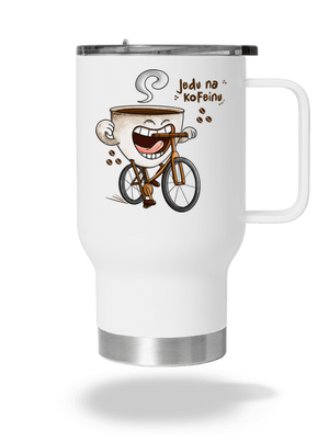 Jedu na kofeinu termohrnek White