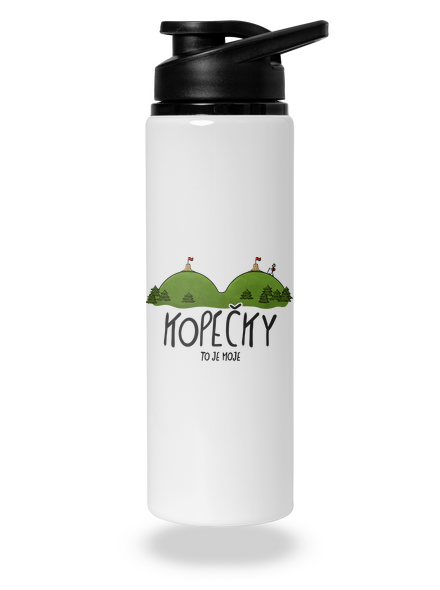 Kopečky lahev na vodu White