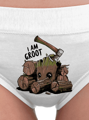 I Am Groot dámské kalhotky White