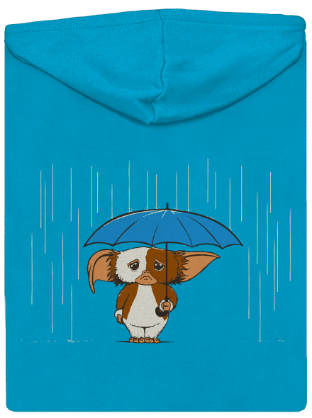 Gremlins dámská mikina na zip Blue Atol