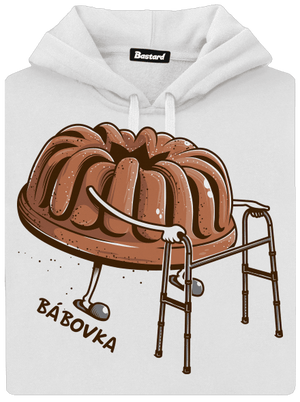 Bábovka dámská mikina klokanka White