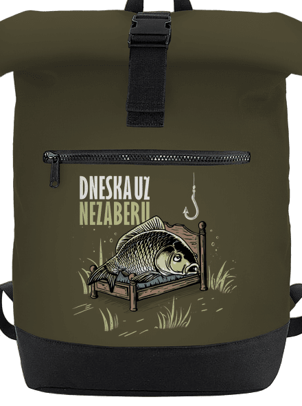 Dneska už nezaberu batoh Military Green