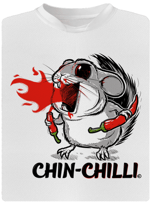 Chinchilli pánské sportovní tričko White