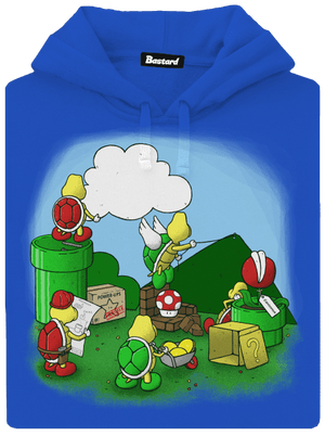 Jak se staví nový level? pánská mikina klokanka Royal