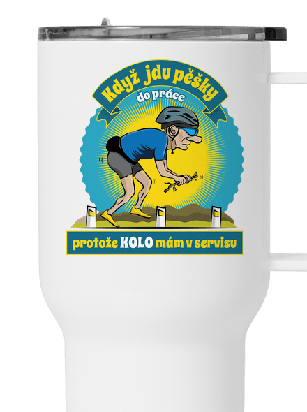 Závislost na kole termohrnek White