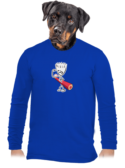 Svaly pánské dlouhý rukáv Royal Blue