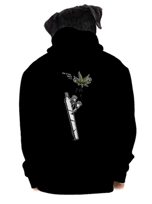 Joint a syn pánská mikina na zip Black