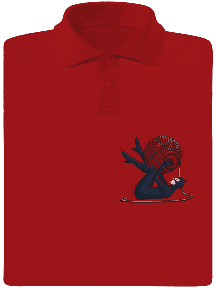 Catwoman pánská polokošile Red Mal