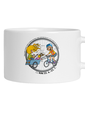 Cyklistický horoskop: Rak hrnek makronka White