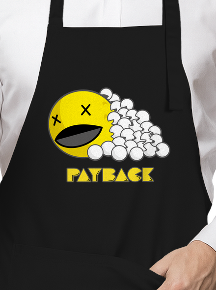 Payback zástěra Black