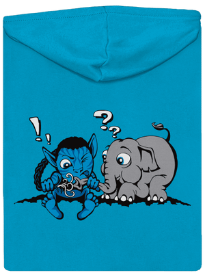 Error 501 dámská mikina na zip Blue Atol