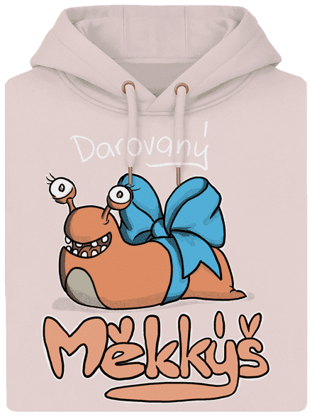 Darovaný měkkýš unisex mikina premium Rose Chalk