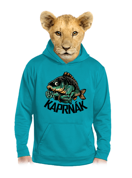 Kaprňák dětská mikina klokanka Hawaiian Blue
