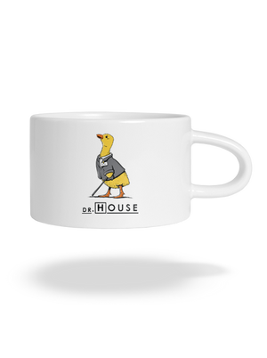 Dr. House hrnek makronka White