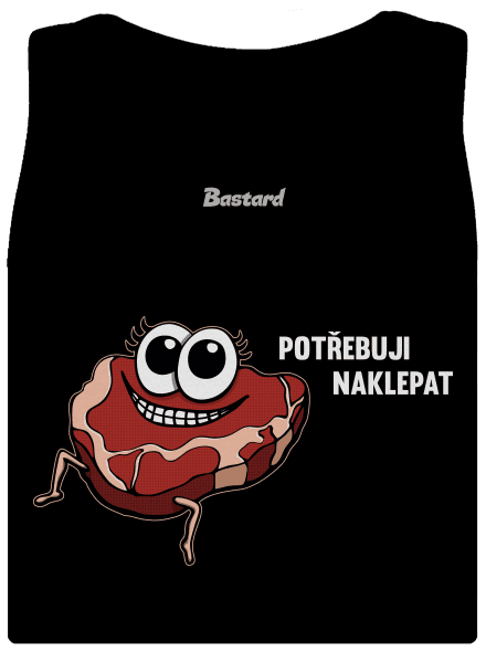 Chceš naklepat? dámské tílko klasické Black