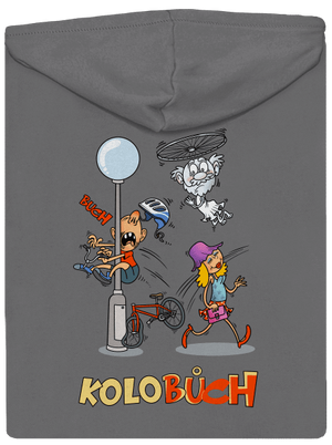 Kolobuch dámská mikina na zip Steel Gray