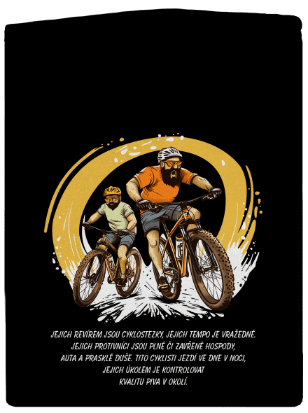Cyklo 11 pánská mikina na zip Black
