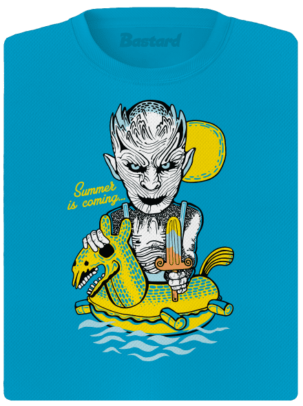Summer is coming 2 dámské sportovní tričko Blue Atol