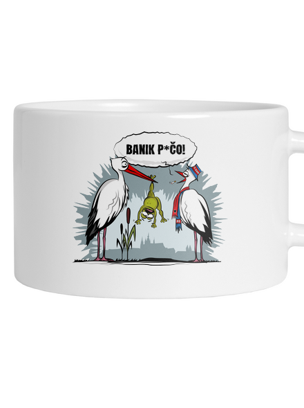 Banik p*čo! hrnek makronka White