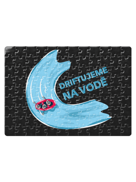 Driftujeme na vodě puzzle White