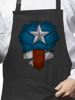 Captain Inside zástěra Dark Grey