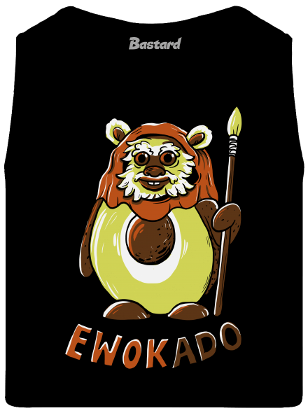 Ewokado pánské tílko Black