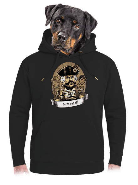 B14: S čerty nejsou žerty unisex mikina premium Dark Black