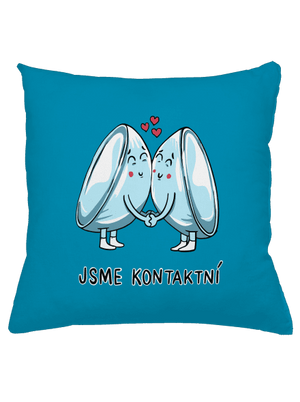 Kontaktní čočky polštář Blue Turquoise