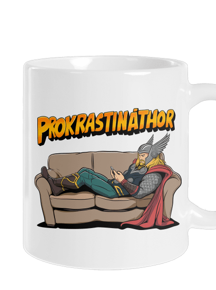 Prokrastináthor klasický hrnek White