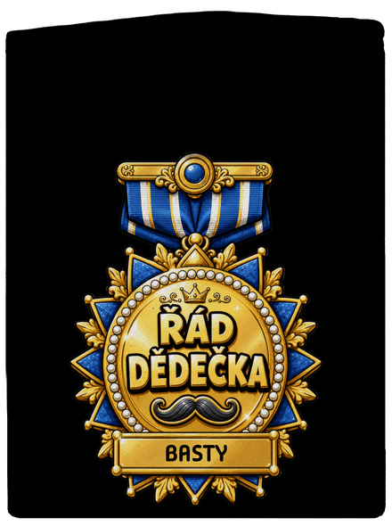 Řád dědečka dámská mikina na zip Black