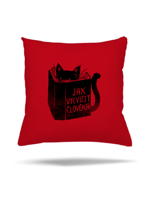 Povinná četba polštář Red