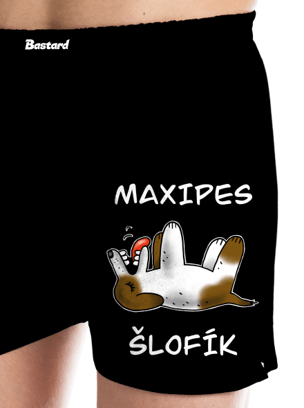 Maxipes Šlofík pánské trenky Black