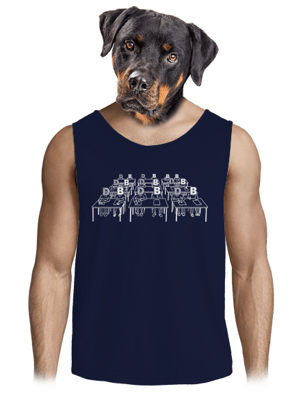 Cimrman: Debil, blbeček pánské tílko French Navy