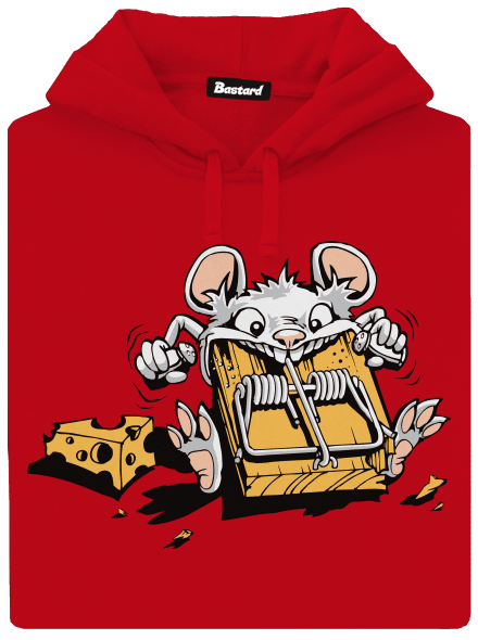 Gurmán pánská mikina klokanka Red
