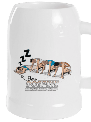 Dospink půllitr White