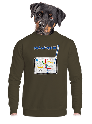 unisex mikina bez kapuce